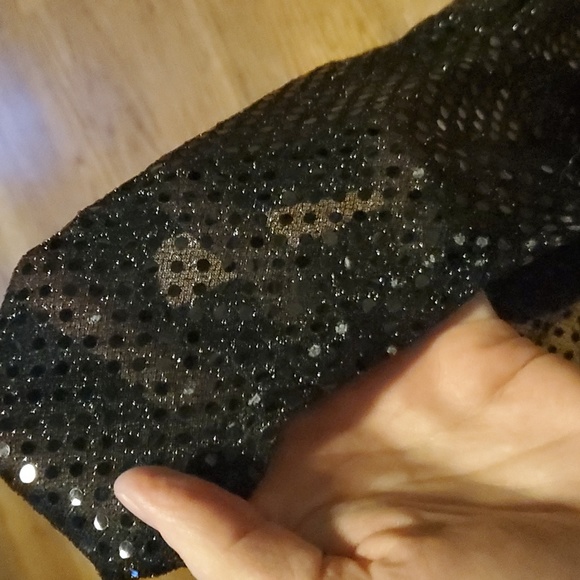 Semi-Sheer Sparly Booty Shorts - Picture 5 of 5